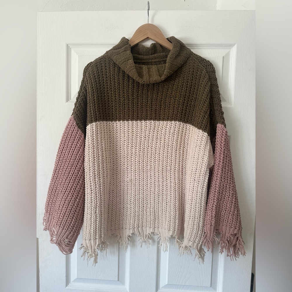 POL X Anthropologie Knit Sweater, Size S .